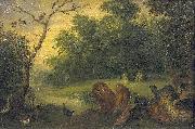 Jan Brueghel Paradise with the Fall of Adam and Eve Spain oil painting artist